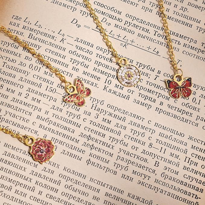 4pcs Vintage Metal Bookmark - Image 5