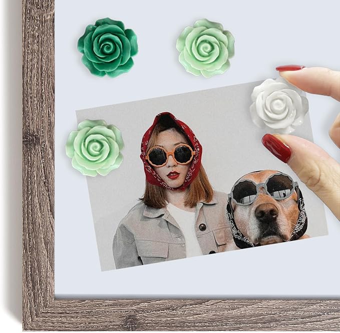 15 pcs - Cute Flower Magnet, and Decorative - Image 4