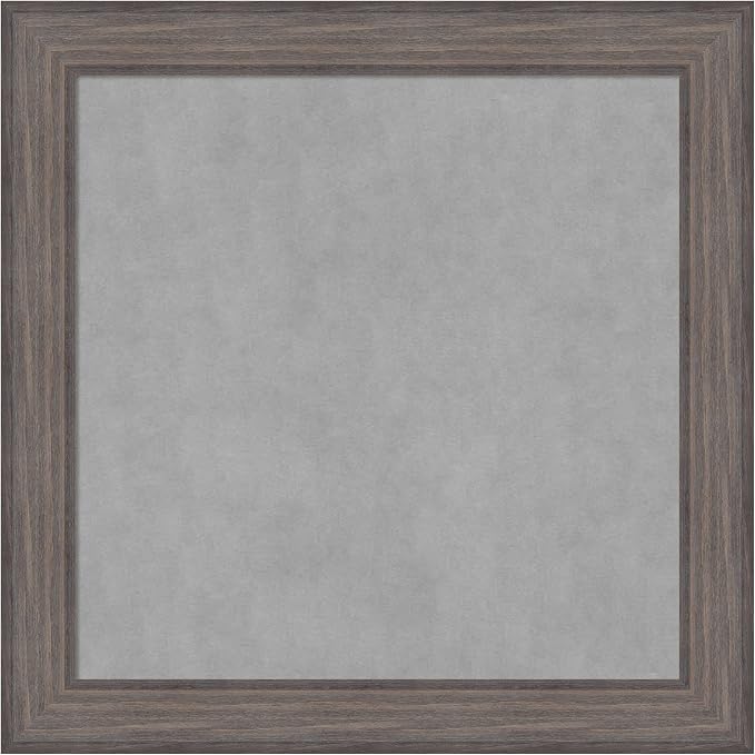 Amanti Art Grey Framed Magnetic Board 29x29 Medium Vision Board by AmantiArt