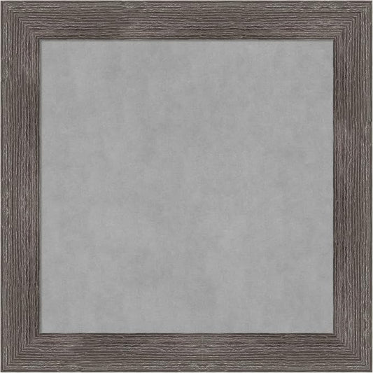Amanti Art Grey Framed Magnetic Board 15x15 X-Small Vision Board by AmantiArt