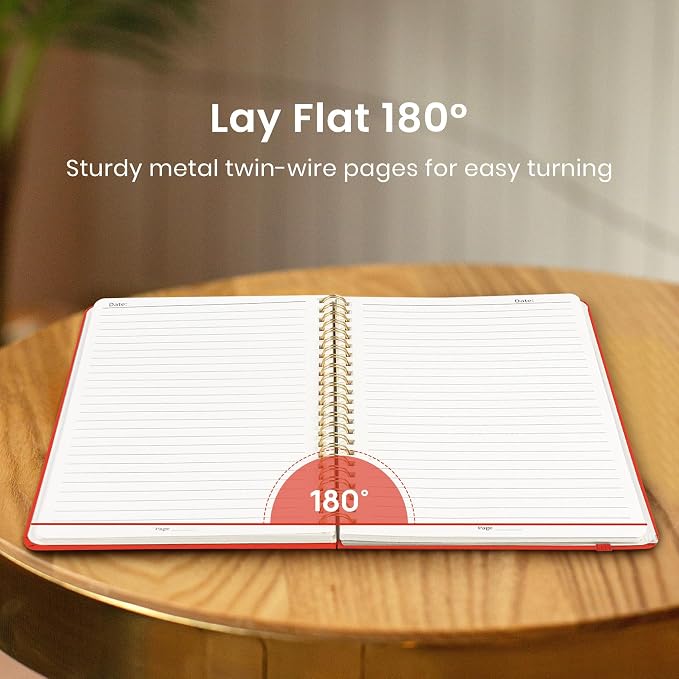 Taja Lined Spiral Journal Notebook - Image 4