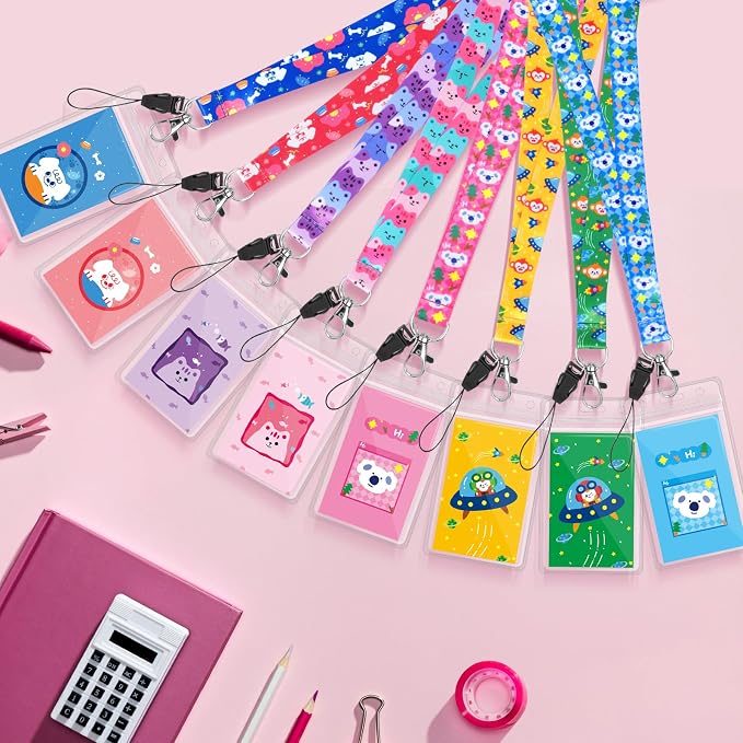 8-Pack Asssorted Cute Cartoon Lanyards - Image 4