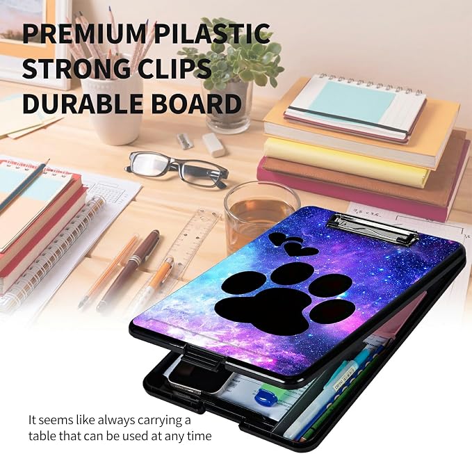 A4 Clipboards, Heavy Duty Waterproof Nursing Plastic Folder Clipboard - Image 6