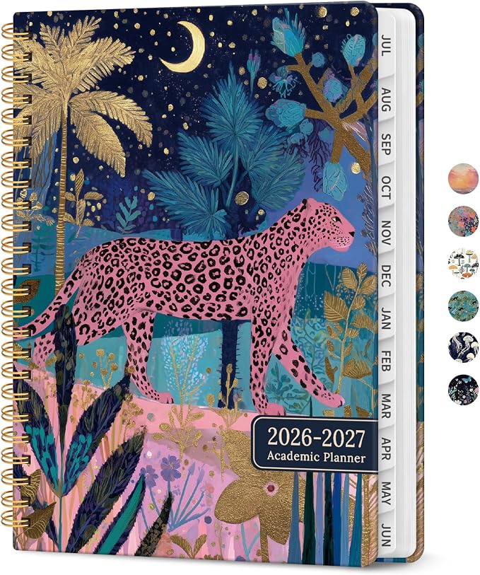 Planner 2026-2027, Academic Year Weekly and Monthly Calender Planner, from Jul by Taja