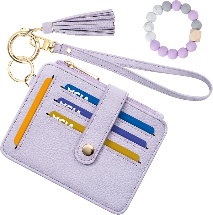 Airkit Wristlet Wallets for Women, Keychain RFID Blocking Credit Card Holder by Airkit