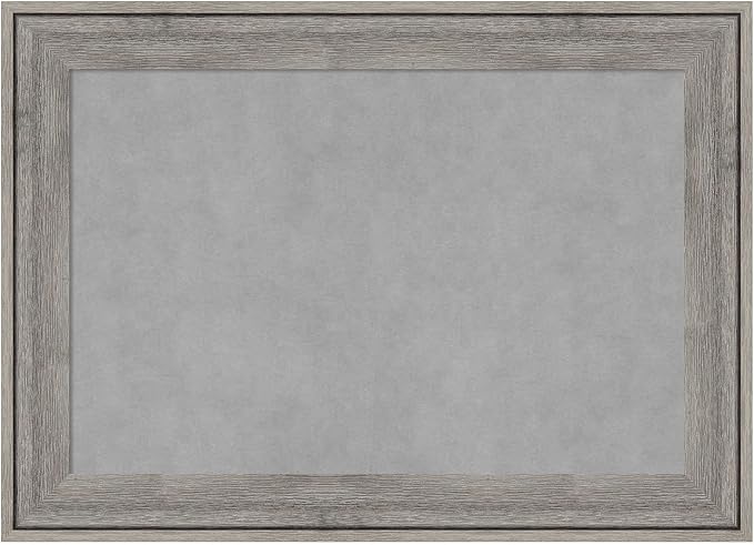 Amanti Art Grey Framed Magnetic Board 21x29 Medium Vision Board by AmantiArt