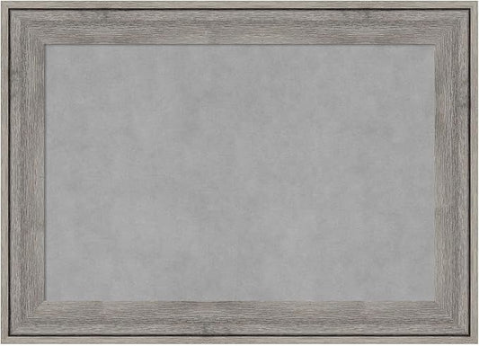 Amanti Art Grey Framed Magnetic Board 21x29 Medium Vision Board by AmantiArt