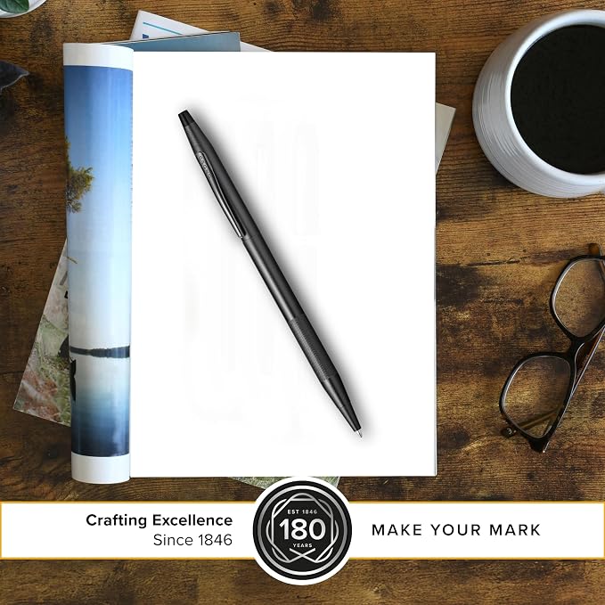 Cross Classic Century Black PVD Micro-knurl Ballpoint Pen - Image 3