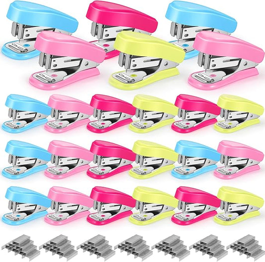 Ctosree 24 Pcs Mini Stapler Bulk by Ctosree
