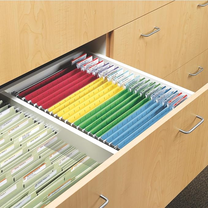 Smead Steel Hanging File Folder Frames, Adjustable Depth 23" to 27", Legal Size - Image 5