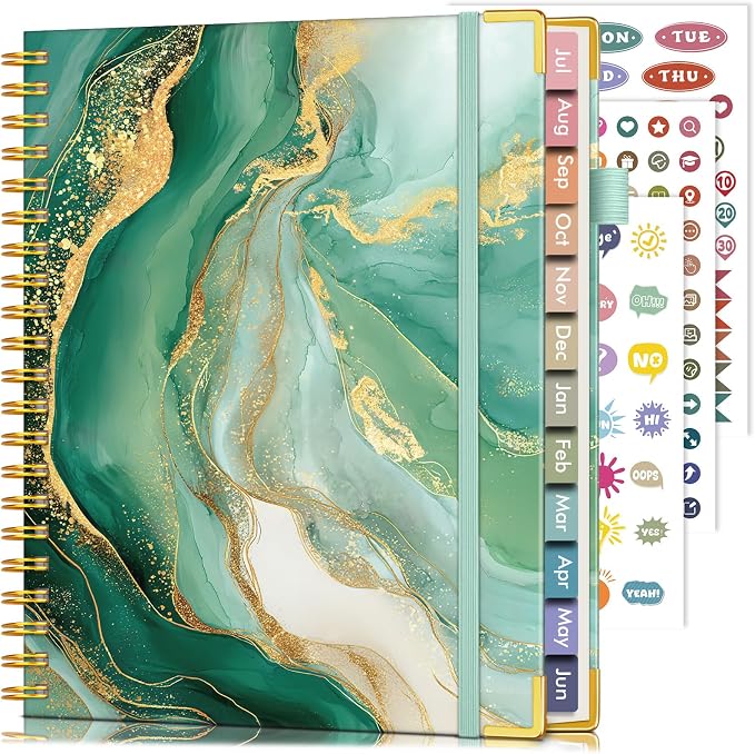 Academic Planner 2026-2027, Hardcover Leather Weekly and Monthly Calendar by Unknown