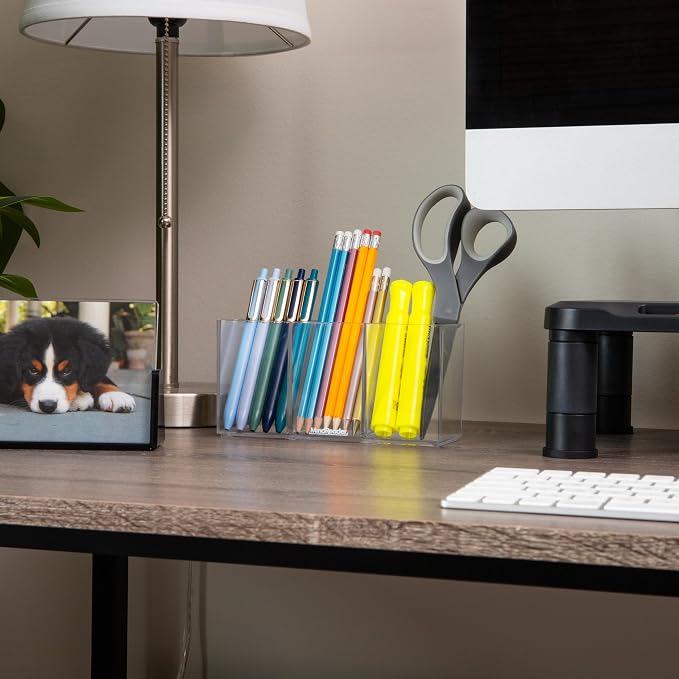 Mind Reader Pen and Accessories Holder, Desktop Organizer, Makeup Organizer - Image 2