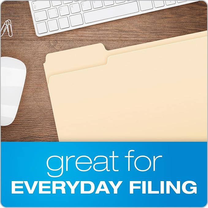 Pendaflex File Folders, 250 Bulk Package, Durable Manila Folders, Letter Size - Image 6