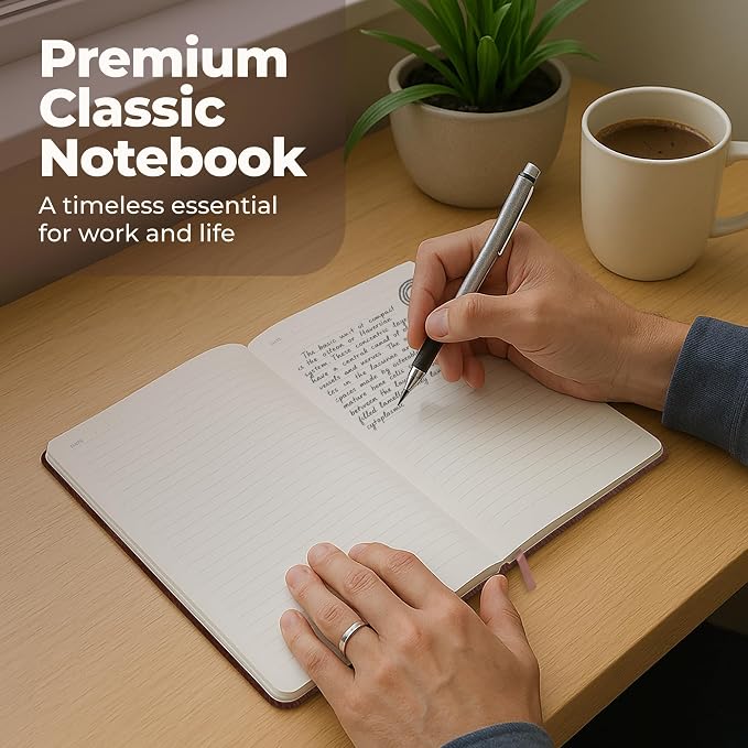 3 Pack A5 Lined Leather Journals - Image 2