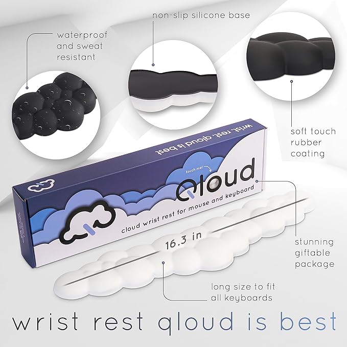 Cloud Keyboard Wrist Rest – Create-ables Qloud Cloud Wrist Rest - Image 4