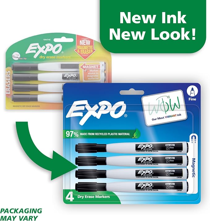 EXPO Magnetic Dry Erase Markers - Image 3