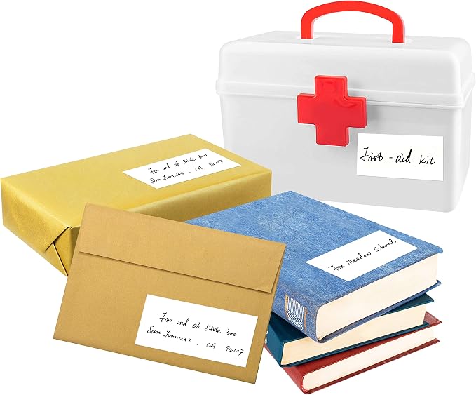 120 Large Size Removable Customizable Blank Labels, Water/Oil/Tear Resistant by Stickyourhappymoment