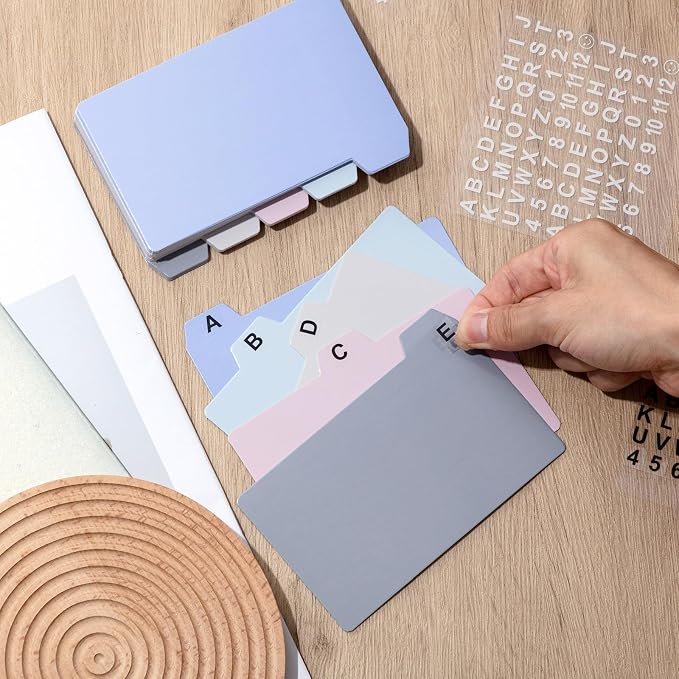 Harloon 50 Pack 3 x 5 Inch Index Card Dividers - Image 6