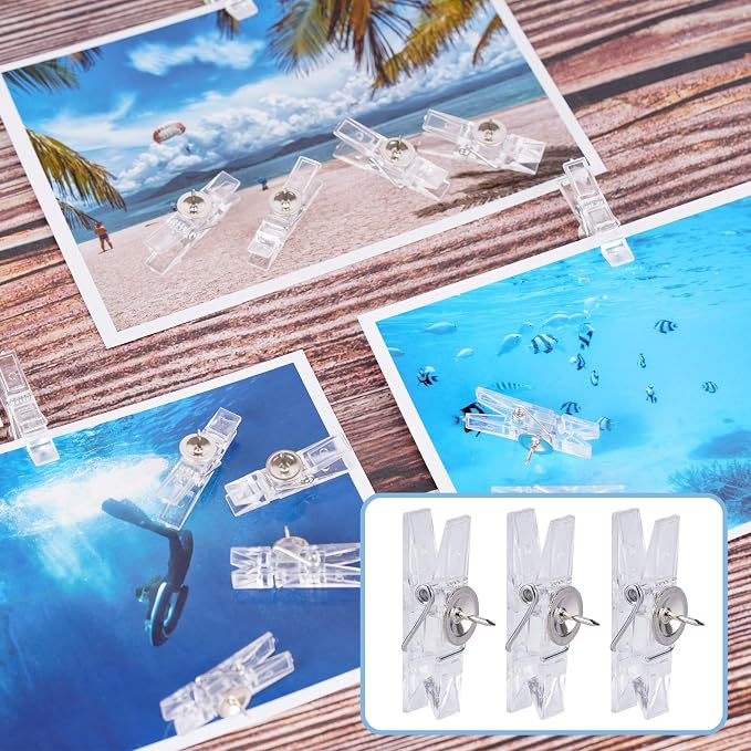 60 Pcs Push Pin Clips Decorative Push Pins - Image 5