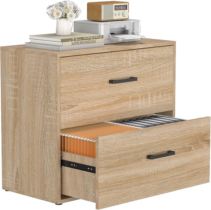 FATIGOS 2 Drawer Lateral File Cabinets, Wooden File Cabinets by FATIGOSstoragecabinet