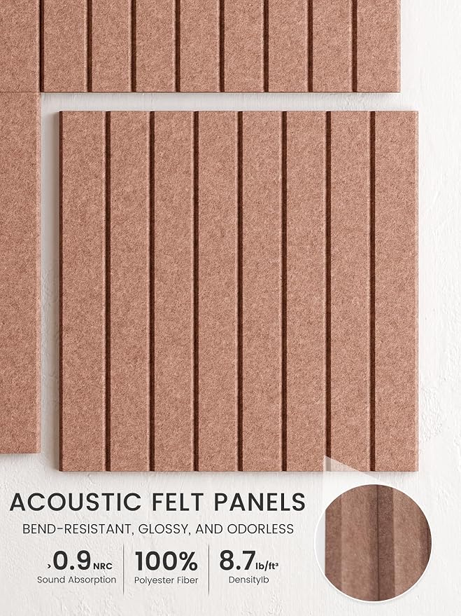 Bumusty Large Cork Board Alternative-48 x 36" Felt Bulletin Board Tiles - Image 3
