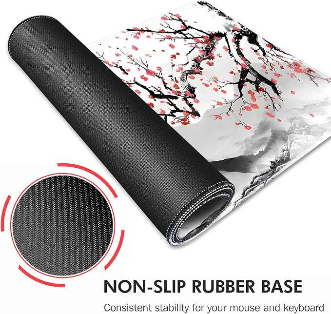 Galdas Mouse Pad for Gaming, Japanese Desk Mat, XXL XL Large Mouse Mat Long - Image 5