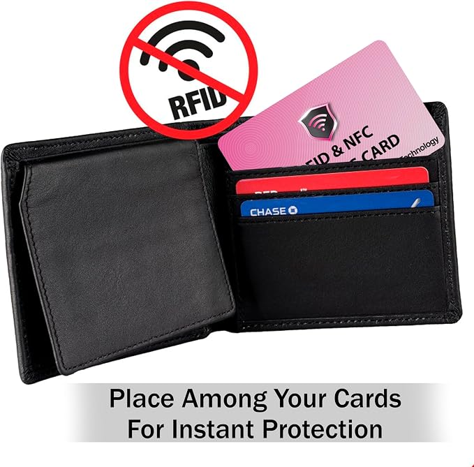 SaiTech IT 2 PK RFID Blocking Cards Protect Your Entire Wallet, and Cards from - Image 7