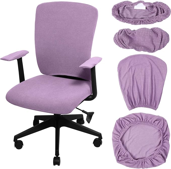 Tallew 4 Pcs Office Chair Covers Set Computer Universal Protective Stretchable by Tallew
