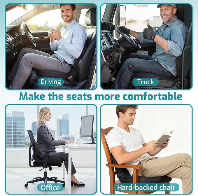 Memory Foam Seat Cushion, Office Chair Cushion - Image 7