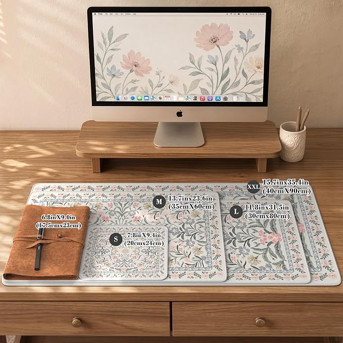 iCasso Aesthetic Flower Mouse pad - Image 2