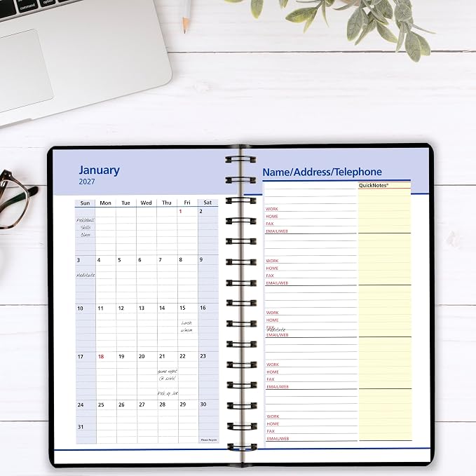 AT-A-GLANCE 2026 Appointment Book Planner, Daily & Monthly, QuickNotes - Image 3