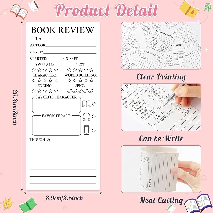 L1rabe Book Review Bookmarks for Readers - Image 2