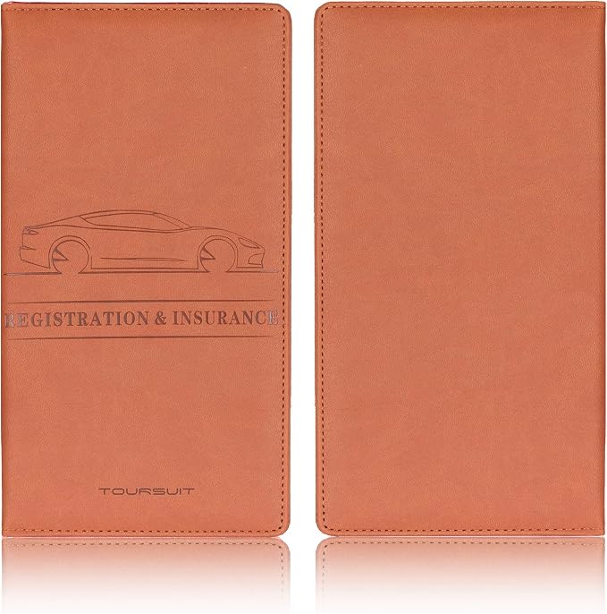 TOURSUIT Car Registration and Insurance Card Holder, Vehicle License Document - Image 3