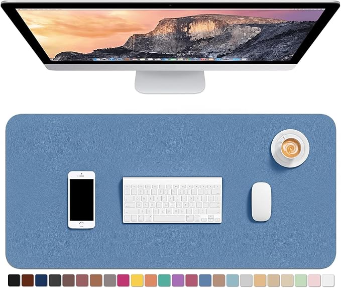 Hsurbtra Desk Pad, XL Extended Mouse Pad, Waterproof Desktop Blotter Protector by Hsurbtra
