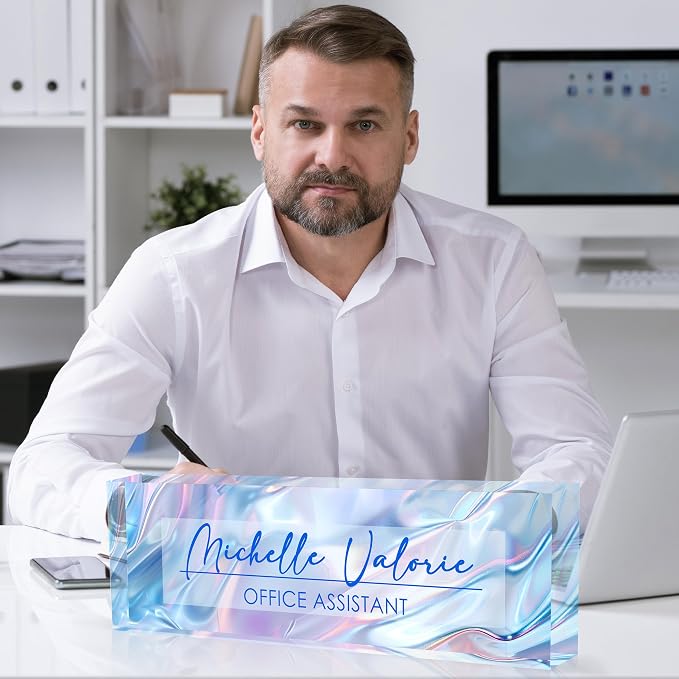 Personalized Office Name Plate, Custom Name Plate - Image 4