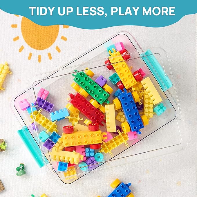 Vtopmart 6 Qt Plastic Storage Bins - Image 6