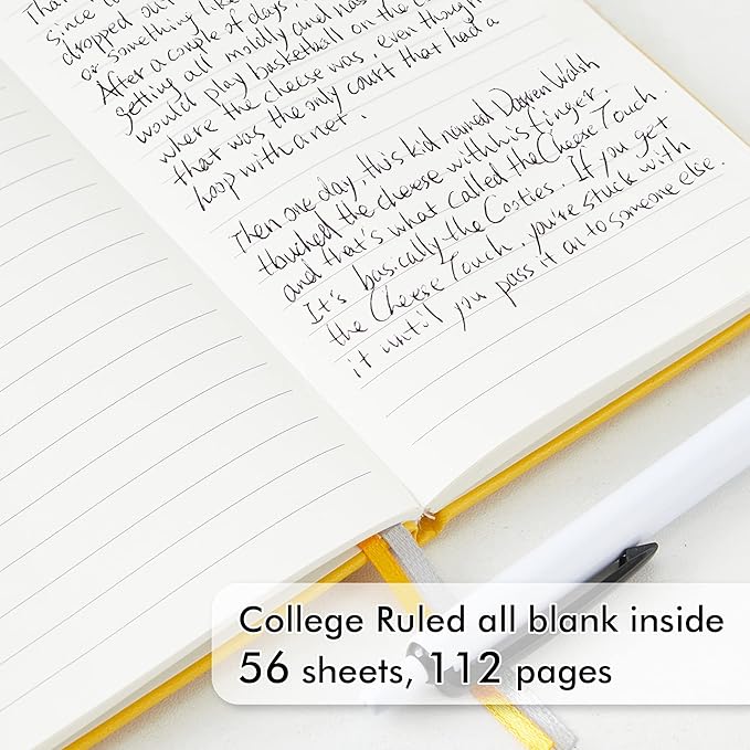 feela Pocket Mini Notebooks Bulk, Small Cute Memo Notepads Hardcover College Ruled Lined Journals with Pen Holder for School Business Work, with 6 Black Pens, 3.5”x 5.5”, 6 Pack, A6, Solid Colors-DeskLoop Office