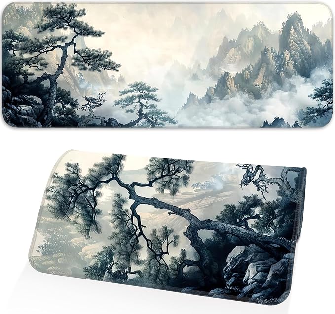 Gaming Mouse Pad, Non-Slip Rubber Base, Enlarged Mouse Pad by Unknown