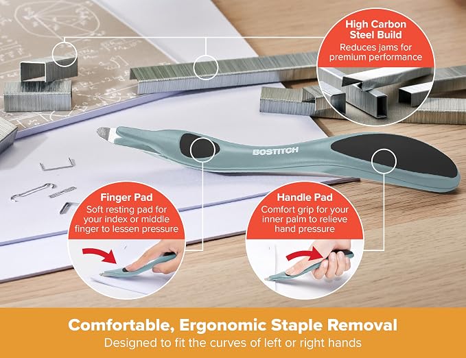 Bostitch Titan Heavy Duty Metal Stapler, 50 Sheet Capacity - Image 6