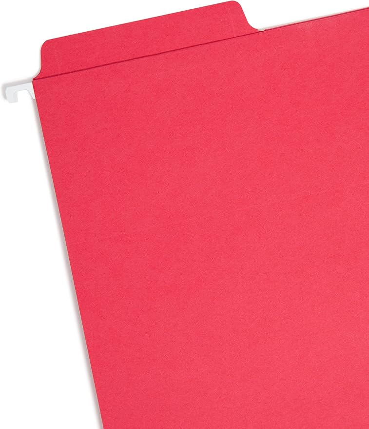 Smead FasTab Hanging File Folder, 1/3-Cut Built-in Tab, Letter Size - Image 2