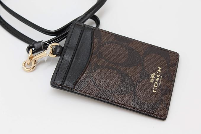 Coach Signature PVC Lanyard ID Badge Card Holder - Image 7