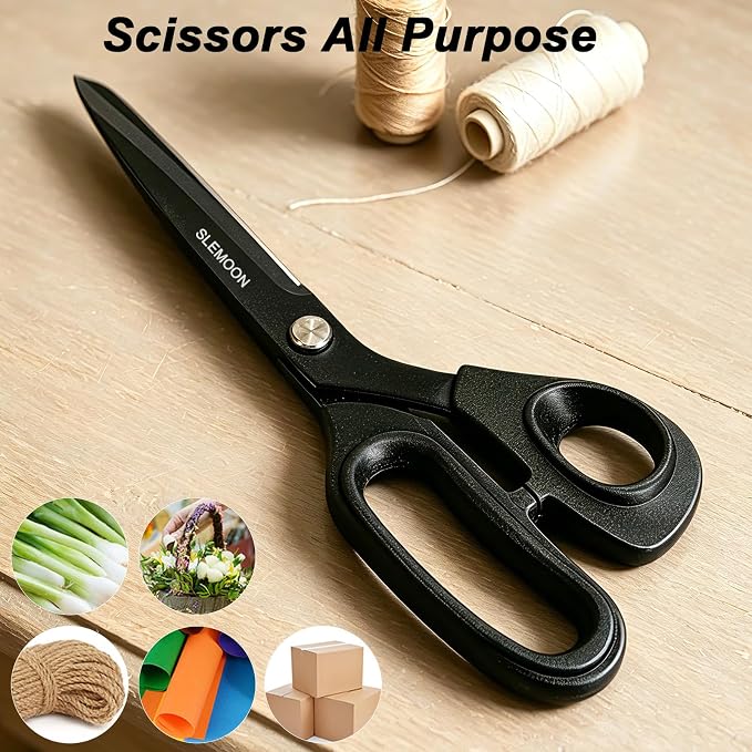 10" Scissors All Purpose, Heavy Duty Scissors - Image 6