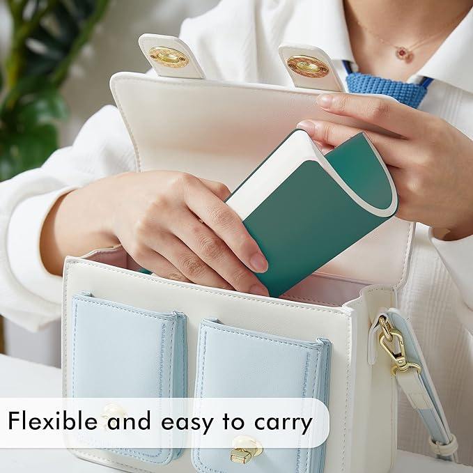 16 Pack Soft Cover Journal Bulk, Feela Lined Notebooks College Ruled for Work for Women Girl Writing, Blank Travel Journal Note Taking Notebook School Business Supplies, 8.2” x 5.5”, A5, Dark Green-DeskLoop Office