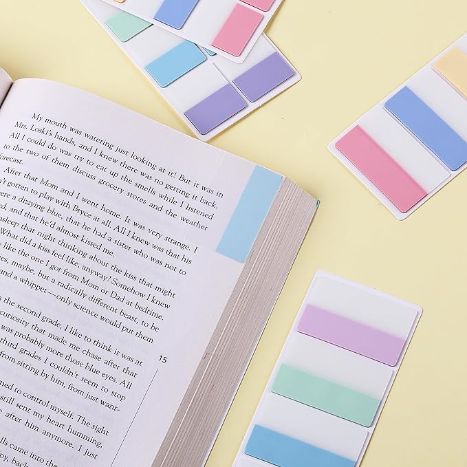 Mr. Pen- Sticky Index Tabs, 360 Pcs, Colorful Sticky Tabs for Notebooks, Page Markers, Page Tabs for Binders, Page Tabs Sticky Tabs for Books, Notebook Tabs, Book Sticky Tabs for Notebooks-DeskLoop Office