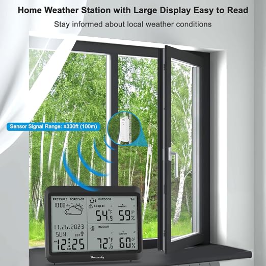 DreamSky Weather Station Indoor Outdoor Thermometer Wireless - Image 2