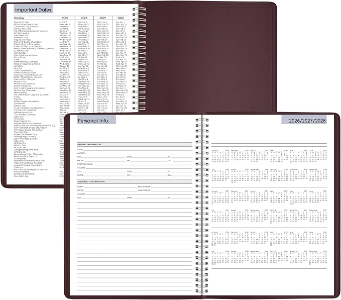 AT-A-GLANCE 2027 Appointment Book Planner, Quarter-Hourly - Image 5
