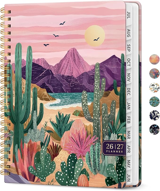 Planner 2026-2027, Academic Year Weekly and Monthly Calender Planner, from Jul by Taja