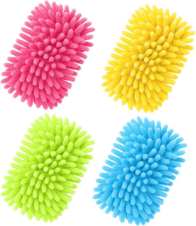 Zonon 4 Pieces Dry Erase Eraser Microfiber Shag Washable Whiteboard Eraser by Zonon