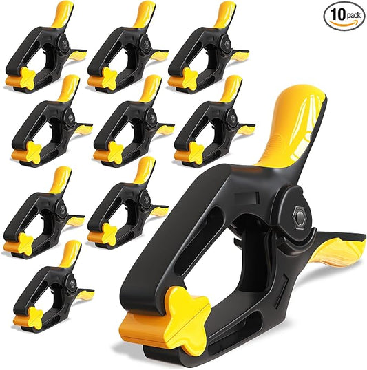EQUIPTZ Spring Clamps 4 inch by EQUIPTZ