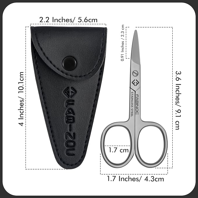 Curved Baby Nail Scissors with Rounded Tips - Image 2